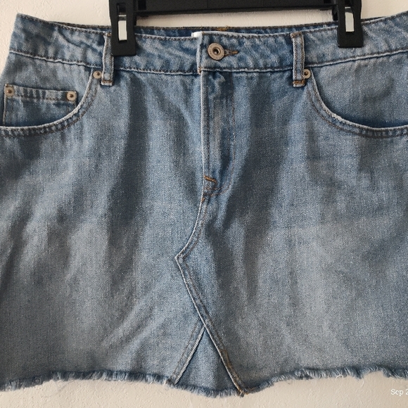 Denim Mini Skirt - Picture 1 of 3